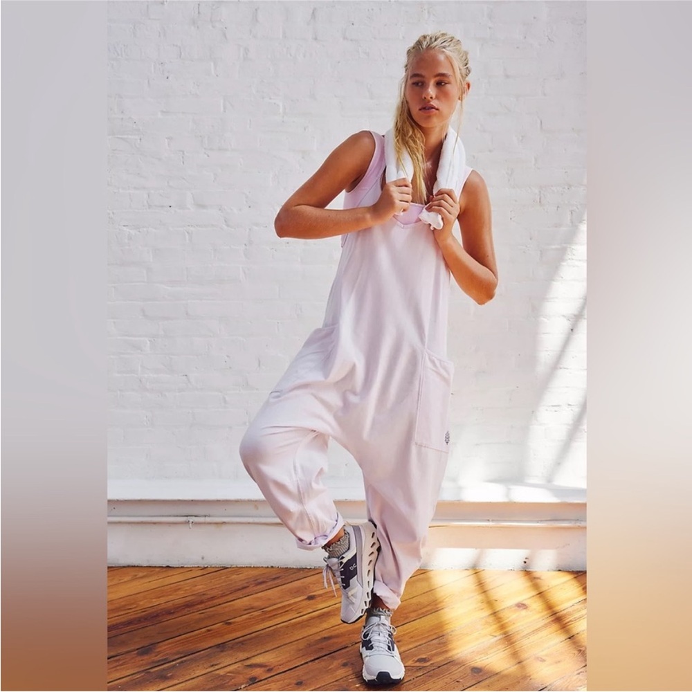 FP MOVEMENT Hot Shot Onesie, Size Medium, Color - Rose Quartz. New!